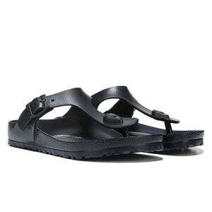 Birkenstock Gizeh black waterproof rubber sandals size 6